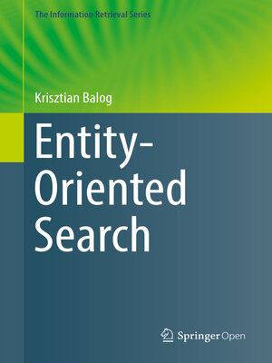 cover image of Entity-Oriented Search